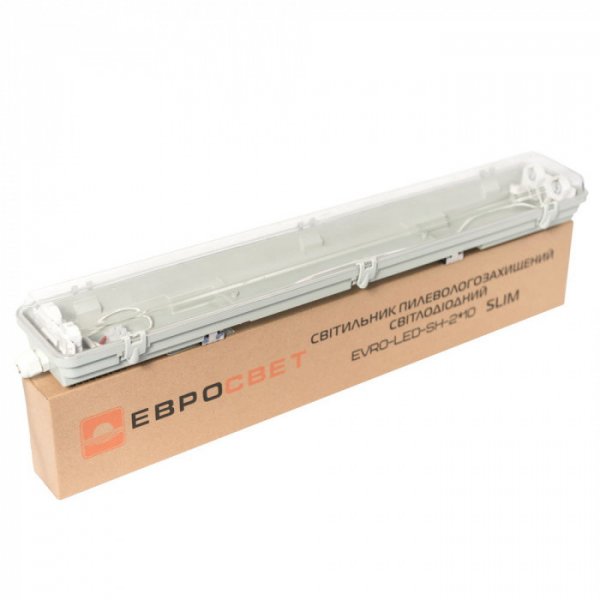Світильник промисловий ЕВРОСВЕТ 2*600мм під лампу Т8 LED-SH-2*10 IP65 Slim 000039733