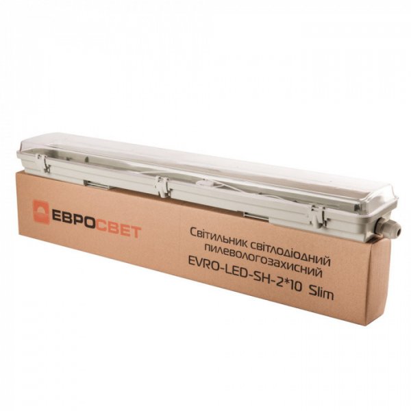 Світильник промисловий ЕВРОСВЕТ 2*600мм під лампу Т8 LED-SH-2*10 IP65 Slim 000039733