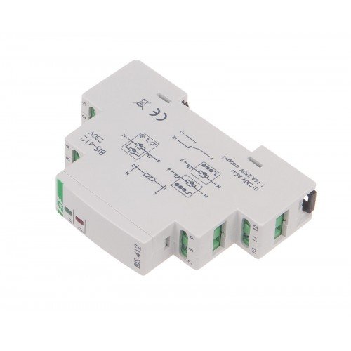 Імпульсне Реле групове BIS-412M-LED 220В 16A F&F F&F