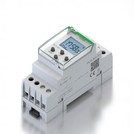 Програмоване реле часу PCZ-521.3 PLUS 24÷264 В  AC/DC 16 A F&F
