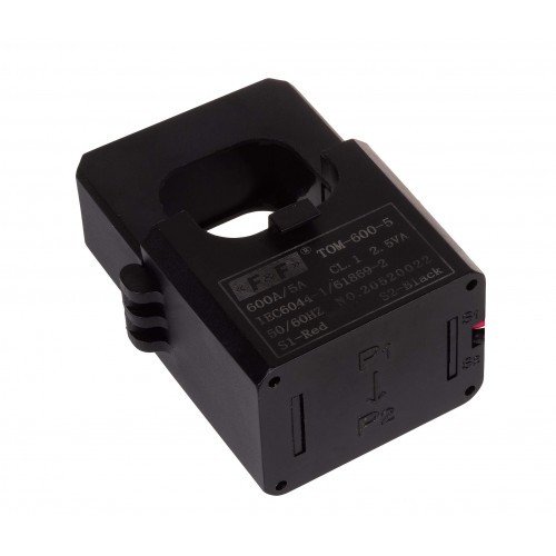 Трансформатор тока F&F TOM-600-5, 600/5, с разборным сердечником
