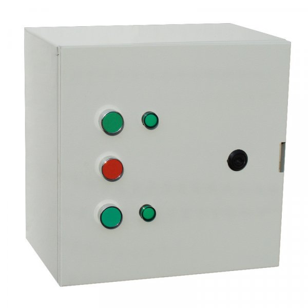 Реверсивний пускач ПМЛк-1 95А в металевій захисній оболонці БМ-33+П, IP54, Ue=230В/АС3 Electro