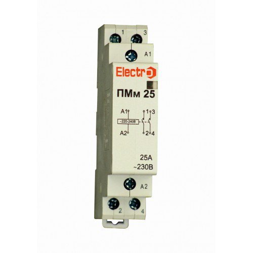 Пускатель модульный ПМм 2P 25A 2NO 230В Electro