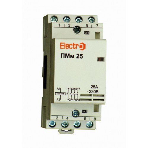 Пускач модульний ПМм 4P 25A 4NO 380В Electro