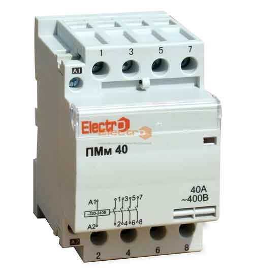 Пускатель модульный ПМм 4P 32A 4NO 380В Electro