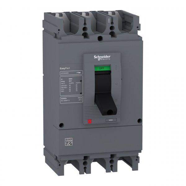 EZC630N3600N Автоматический выключатель EasyPact EZC630N 600A 3P3D 36кA Schneider