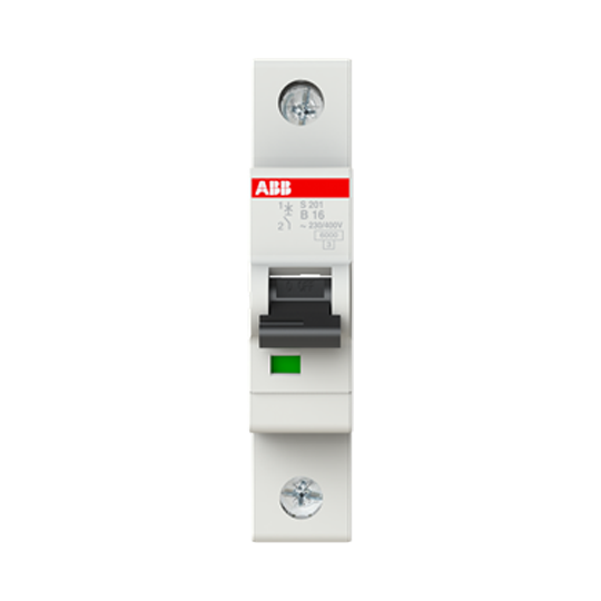 Автоматичний вимикач S201-B6 1Р 6A В 6кА System pro M compact S200 Standart ABB 2CDS251001R0065