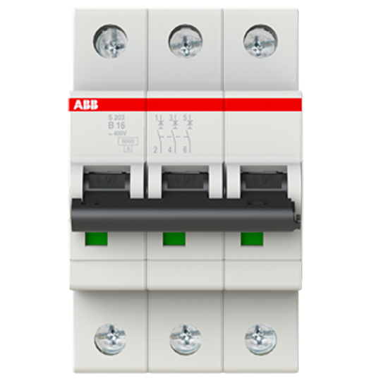 Автоматический выключатель S203-B20 3Р 20A В 6кА System pro M compact S200 Standart ABB 2CDS253001R0205