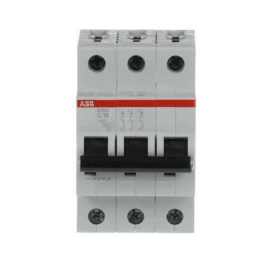 Автоматичний вимикач S203-C63 3Р 63A C 6кА System pro M compact S200 Standart ABB 2CDS253001R0634