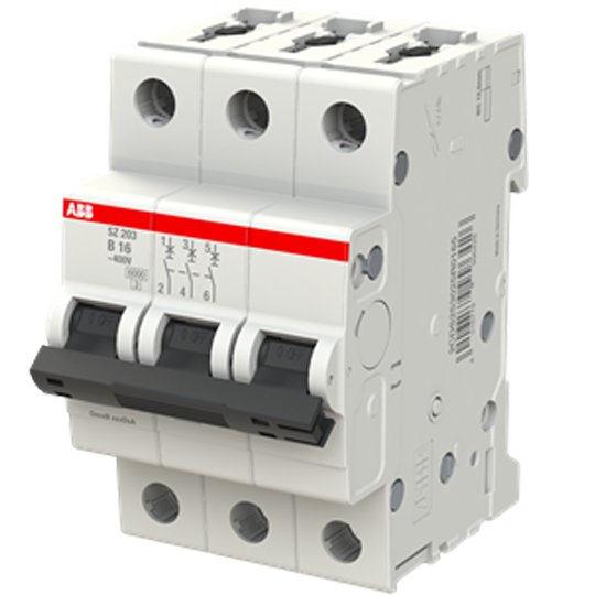 Автоматичний вимикач SZ203-B25 3Р 25A B 6кА System pro M compact SZ200 ABB 2CDS253025R0255
