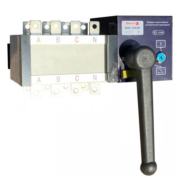 Вимикач навантаження ВНК моторизований перекидний 4Р 1000А 415/690В ElectrO