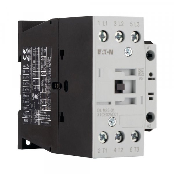 Контактор DILM25-01 (230V50HZ / 240V60HZ) 25А 230V/AC 1NC 277164 Eaton