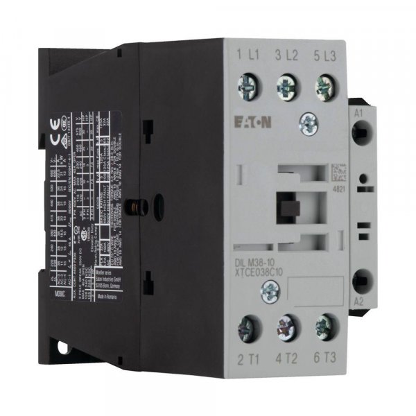 Контактор DILM38-10 (230V50HZ / 240V60HZ) 38А 230V/AC 1NO 112428 Eaton