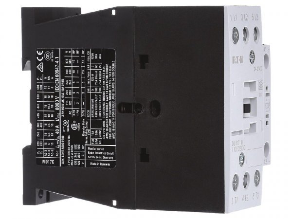 Контактор постоянного тока DILM17-10 (RDC24) 17А 24V/DC 1NO 277018 Eaton