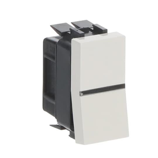 N2110 BL Выключатель 1-кл. перекрестный Zenit 1мод. белый 2CLA211000N1101 ABB Niessen