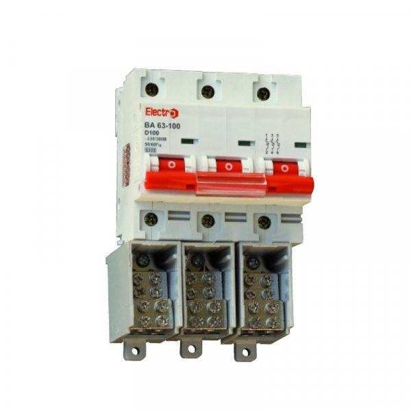 Кабельний розгалужувач 6/63, модульний, до вимикача ВА1-63, 400B Electro