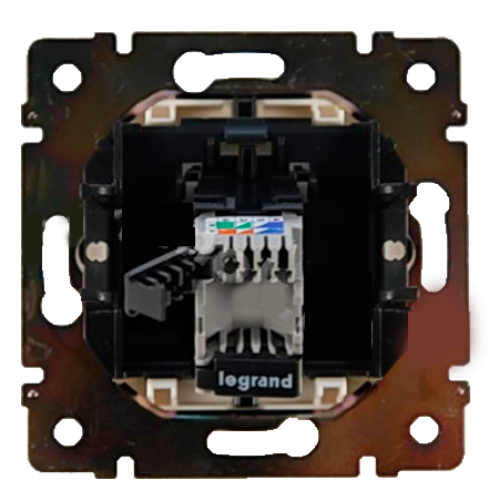 774138 Legrand Розетка компьютерная 1хRJ45 cat5e UTP слоновая кость Valena Classic