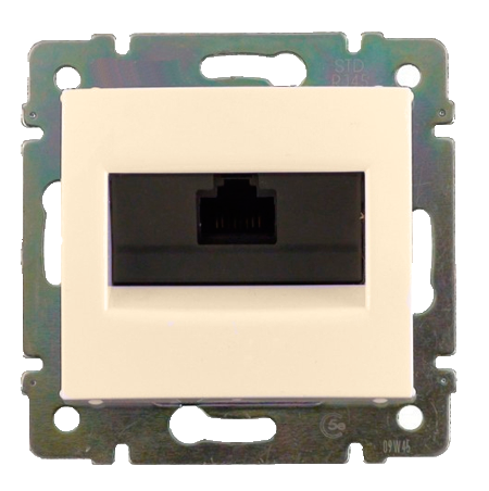 774138 Legrand Розетка компьютерная 1хRJ45 cat5e UTP слоновая кость Valena Classic