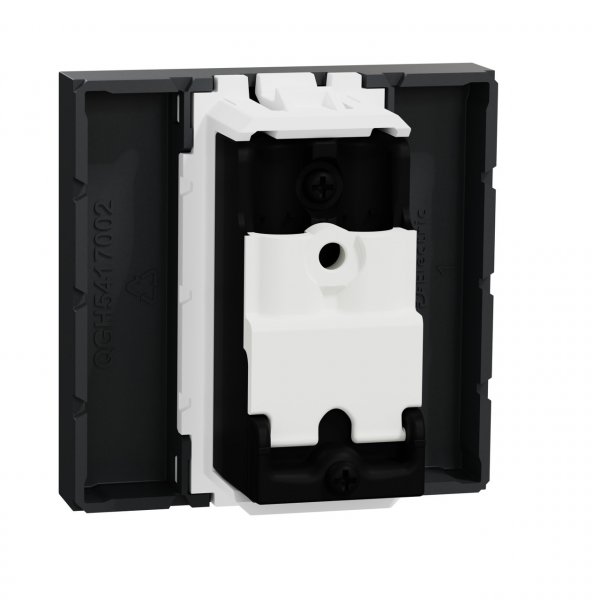 NU346254 Unica New Розетка TV, одиночная, 2 модуля, антрацит Schneider