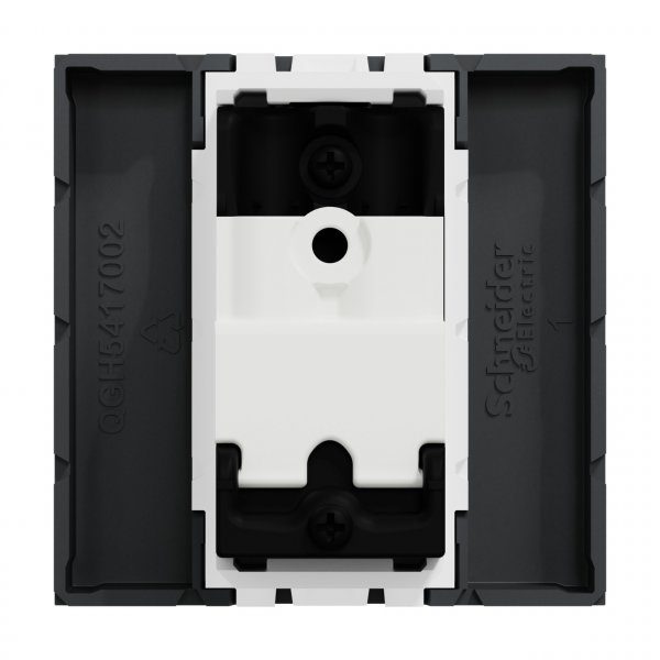 NU346254 Unica New Розетка TV, одиночная, 2 модуля, антрацит Schneider