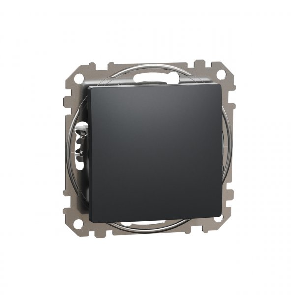 SDD114101 Одноклавішний вимикач чорний Sedna Design Schneider Electric