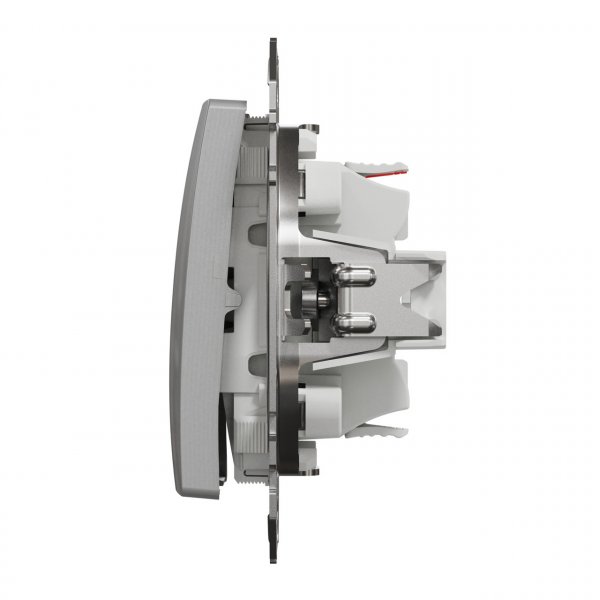 SDD113106 Одноклавишный переключатель алюминий Sedna Design Schneider Electric