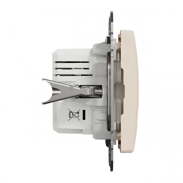 SDD112402 USB розетка тип A+C 2,4A бежевий Sedna Design Schneider Electric