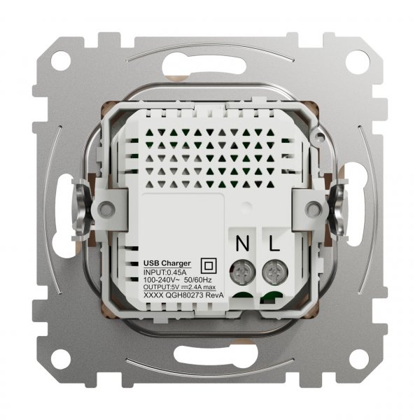 SDD112402 USB розетка тип A+C 2,4A бежевий Sedna Design Schneider Electric