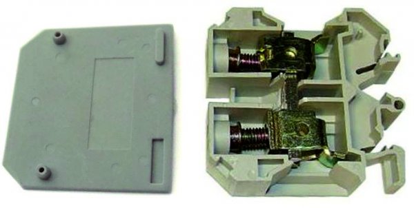 Клеммник JXB, наборный, 2,5/35 (мин. сечение 0,2), серый Electro