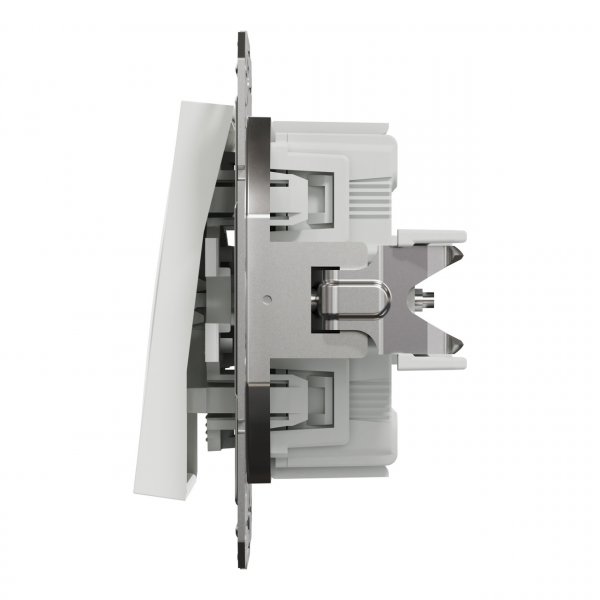 EPH0170121 Одноклавишный выключатель без рамки белый Asfora Schneider Electric