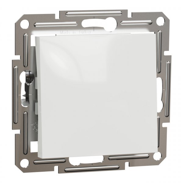 EPH0170121 Одноклавишный выключатель без рамки белый Asfora Schneider Electric
