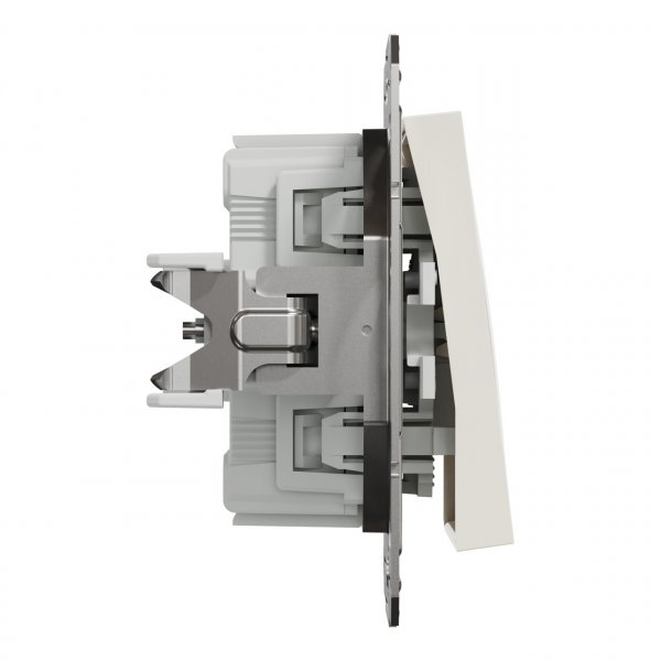 EPH0170123 Одноклавишный выключатель без рамки крем Asfora Schneider Electric