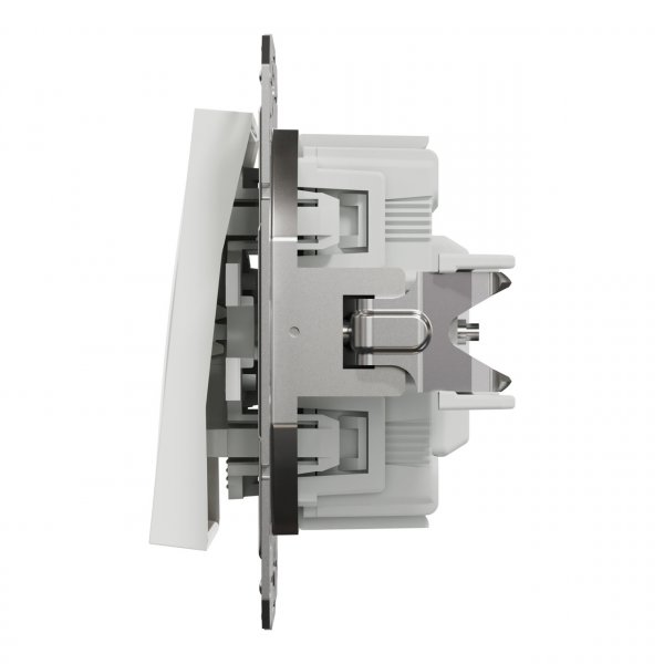 EPH1470121 Вимикач одноклавішний з підсвіткою без рамки білий Schneider Electric