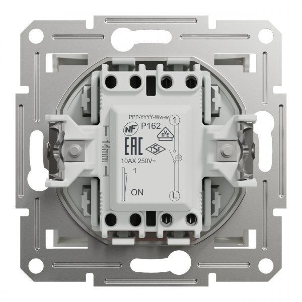 EPH1470121 Вимикач одноклавішний з підсвіткою без рамки білий Schneider Electric