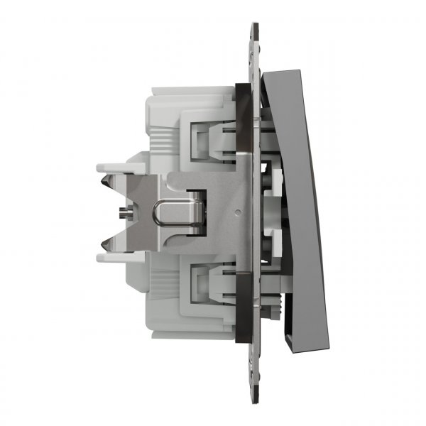 EPH1500171 Перемикач одноклавішний з підсвіткою антрацит Asfora Schneider Electric