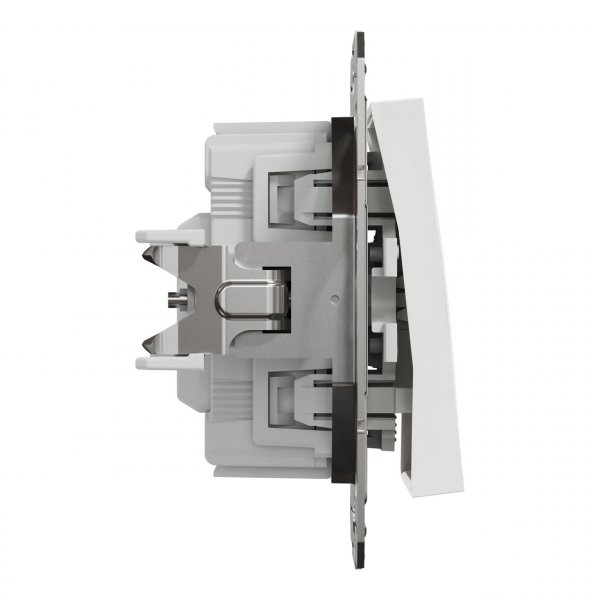EPH1570121 Переключатель одноклавишный с подсветкой без рамки белый Asfora Schneider Electric