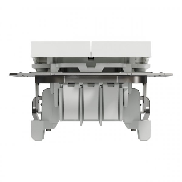 EPH0670121 Двухклавишный переключатель без рамки белый Asfora Schneider Electric