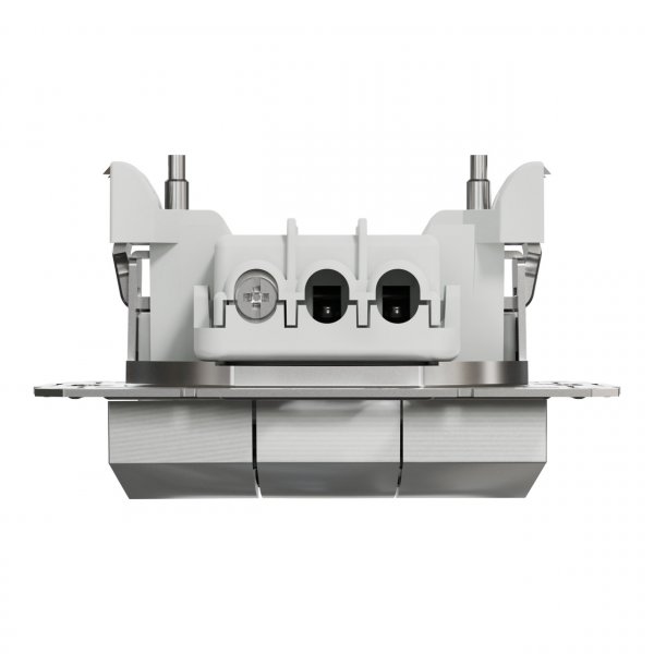 EPH2100161 Трьохклавішний вимикач алюміній Asfora Schneider Electric