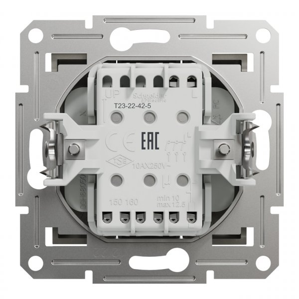 EPH2100169 Трьохклавішний вимикач бронза Asfora Schneider Electric