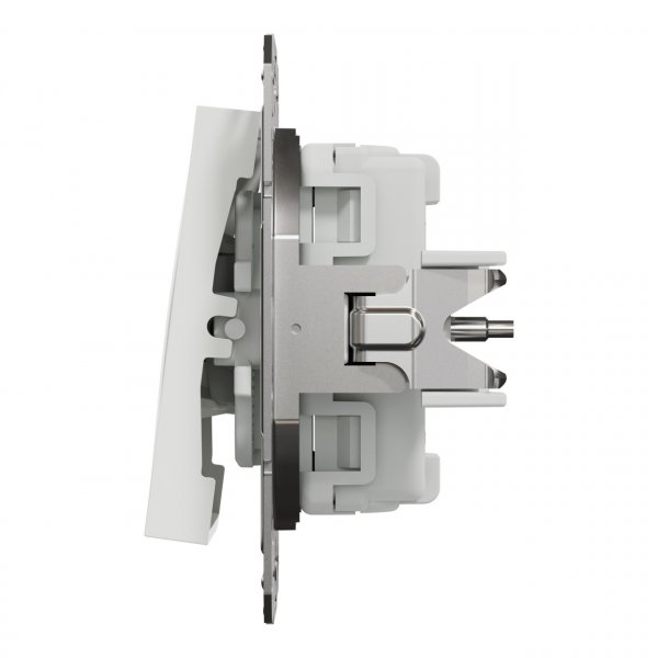 EPH2170121 Трьохклавішний вимикач без рамки білий Asfora Schneider Electric