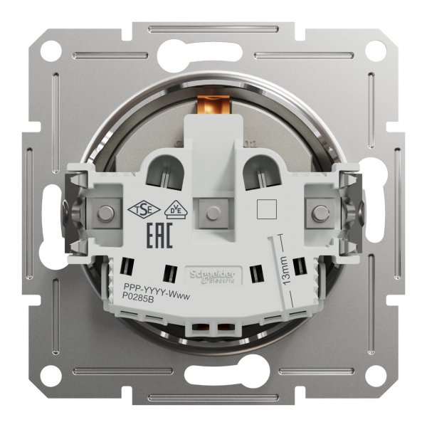 EPH2900169 Розетка с заземлением бронза Asfora Schneider Electric