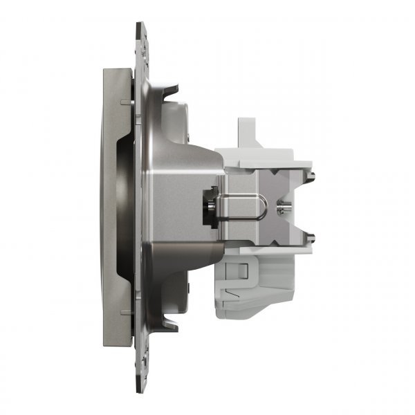 EPH3000169 Розетка без заземления бронза Asfora Schneider Electric