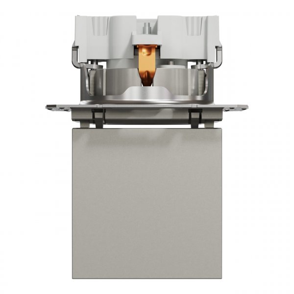 EPH3100169 Розетка з кришкою з заземленням бронза Asfora Schneider Electric