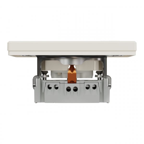 EPH2900223 Розетка с заземлением с защитными шторками крем Asfora Schneider Electric