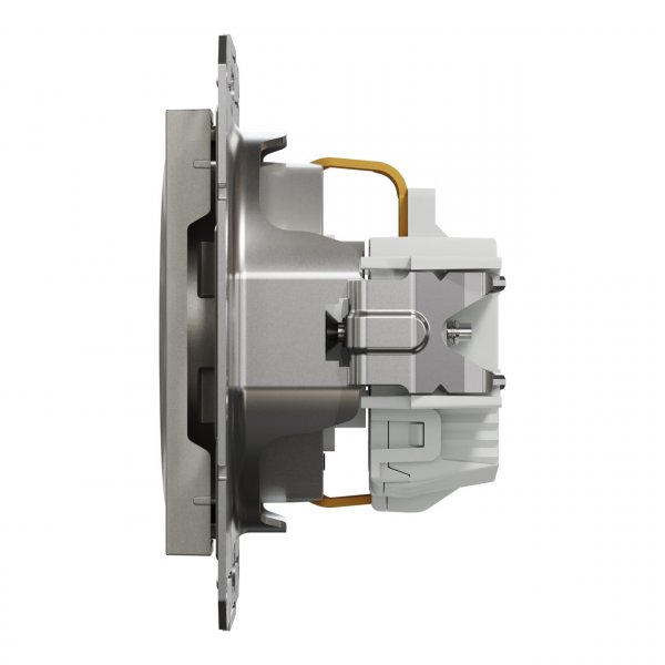 EPH2900269 Розетка с заземлением с защитными шторками бронза Asfora Schneider Electric