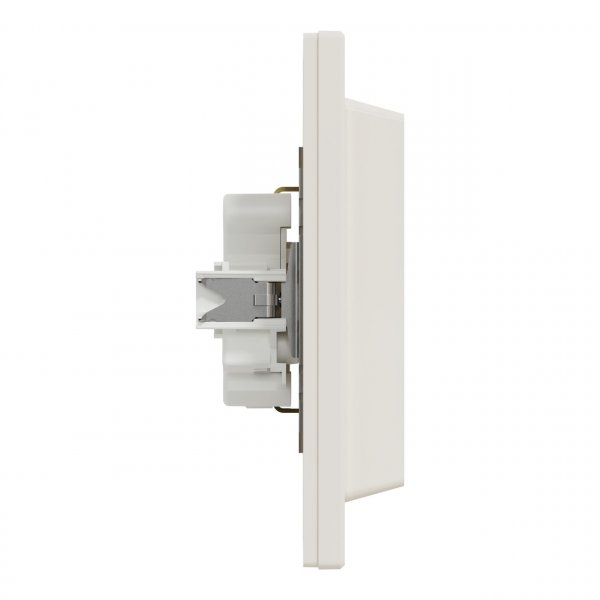 EPH9900123 Розетка двойная с заземлением крем Asfora Schneider Electric