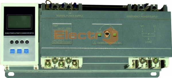 Автоматический ввод резерва ВА77-1-125, 2х3Р, 100А, Icu 35кА, Ics 22кА, 400В Electro