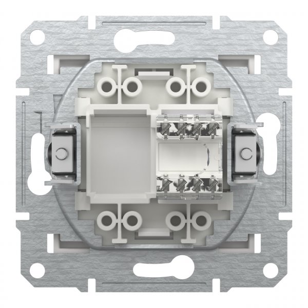 EPH4370121 Розетка компьютерная cat.5e UTP RJ45 без рамки белый Asfora Schneider Electric