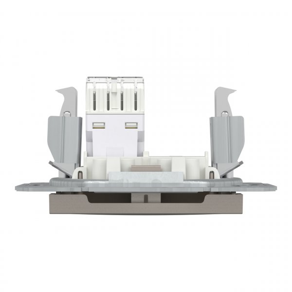 EPH4300169 Розетка компьютерная cat.5e UTP RJ45 бронза Asfora Schneider Electric