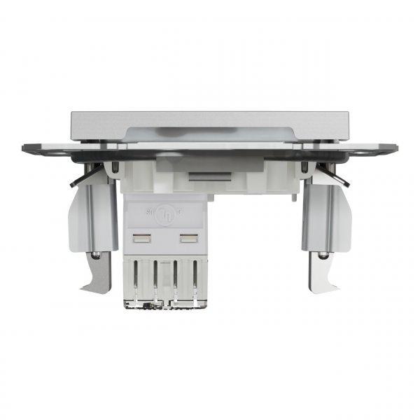 EPH4300161 Розетка компьютерная cat.5e UTP RJ45 алюминий Asfora Schneider Electric